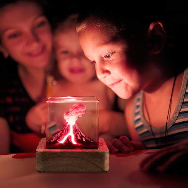 Volcano Night Lights Lava Lamp Volcano Eruption