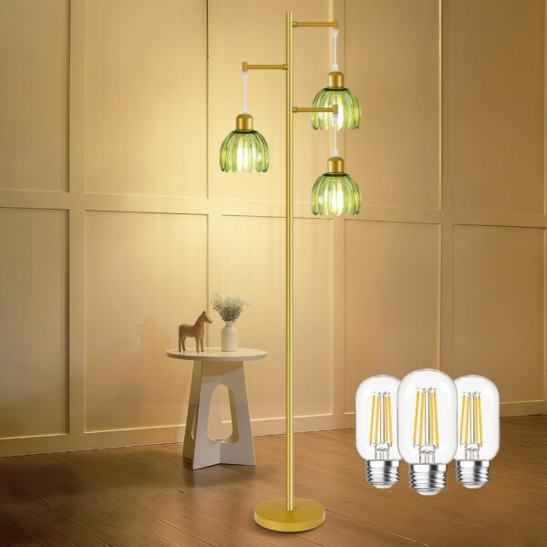 Glass Floor Lamps for Living Room